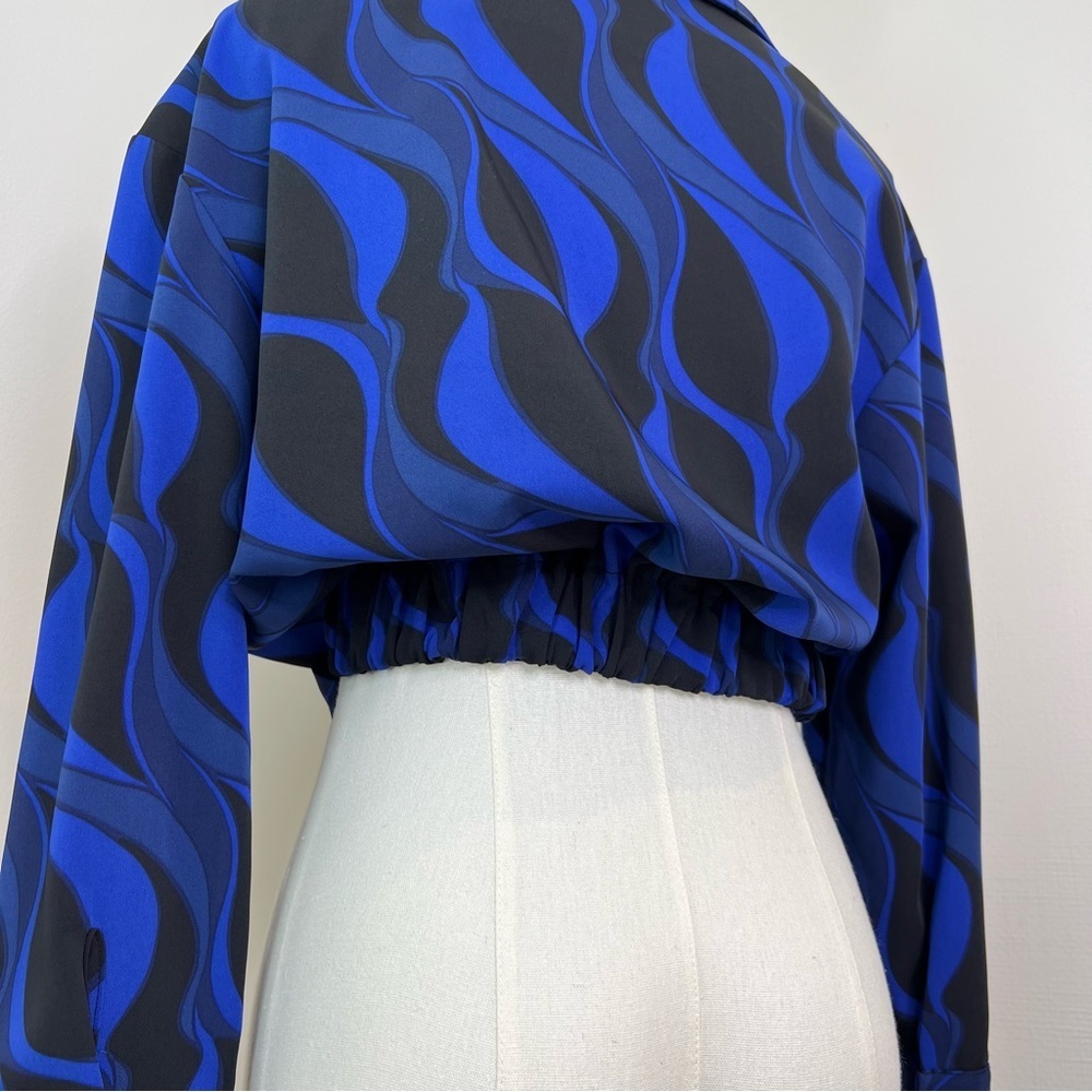 ZARA Swirl Pattern Top - Picture 4 of 8